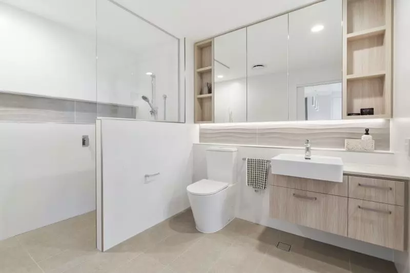 Stylish two-bedroom apartment with tranquil tree lined views