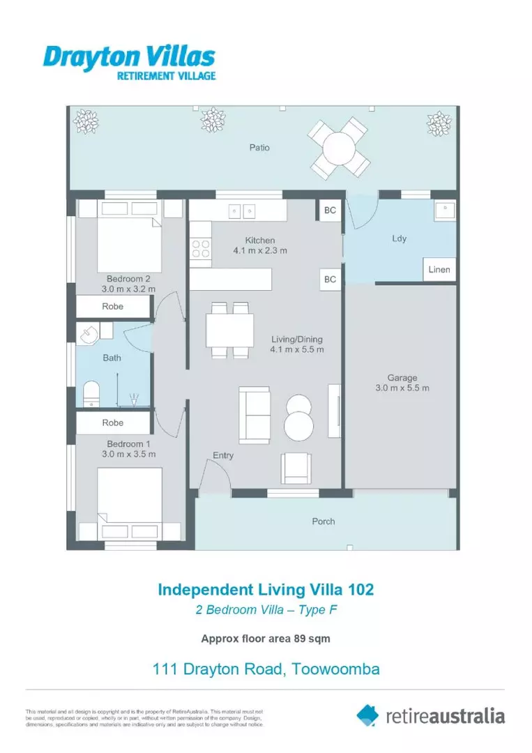Retire in an established welcoming community
