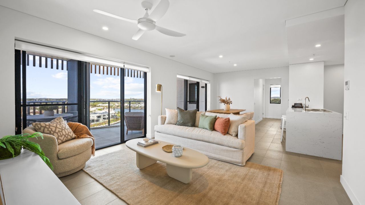 Penthouse Living with Sweeping Water Views