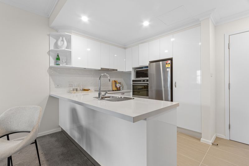 Tranquil courtyard views from the second level