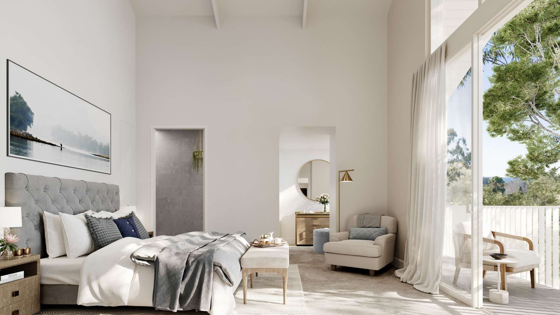 Oversized 3-Bedroom Residence with House-Like Proportions