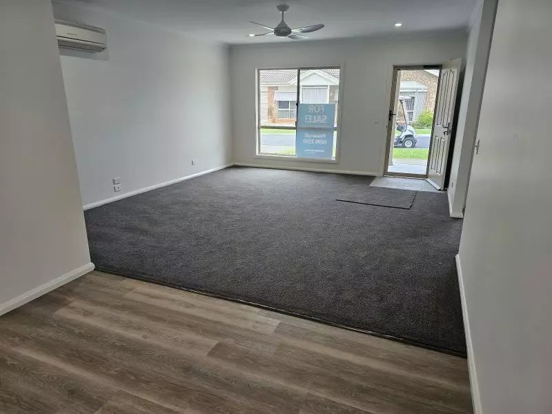 1 Bedroom + Sunroom and QLD room. North facing Lounge.
