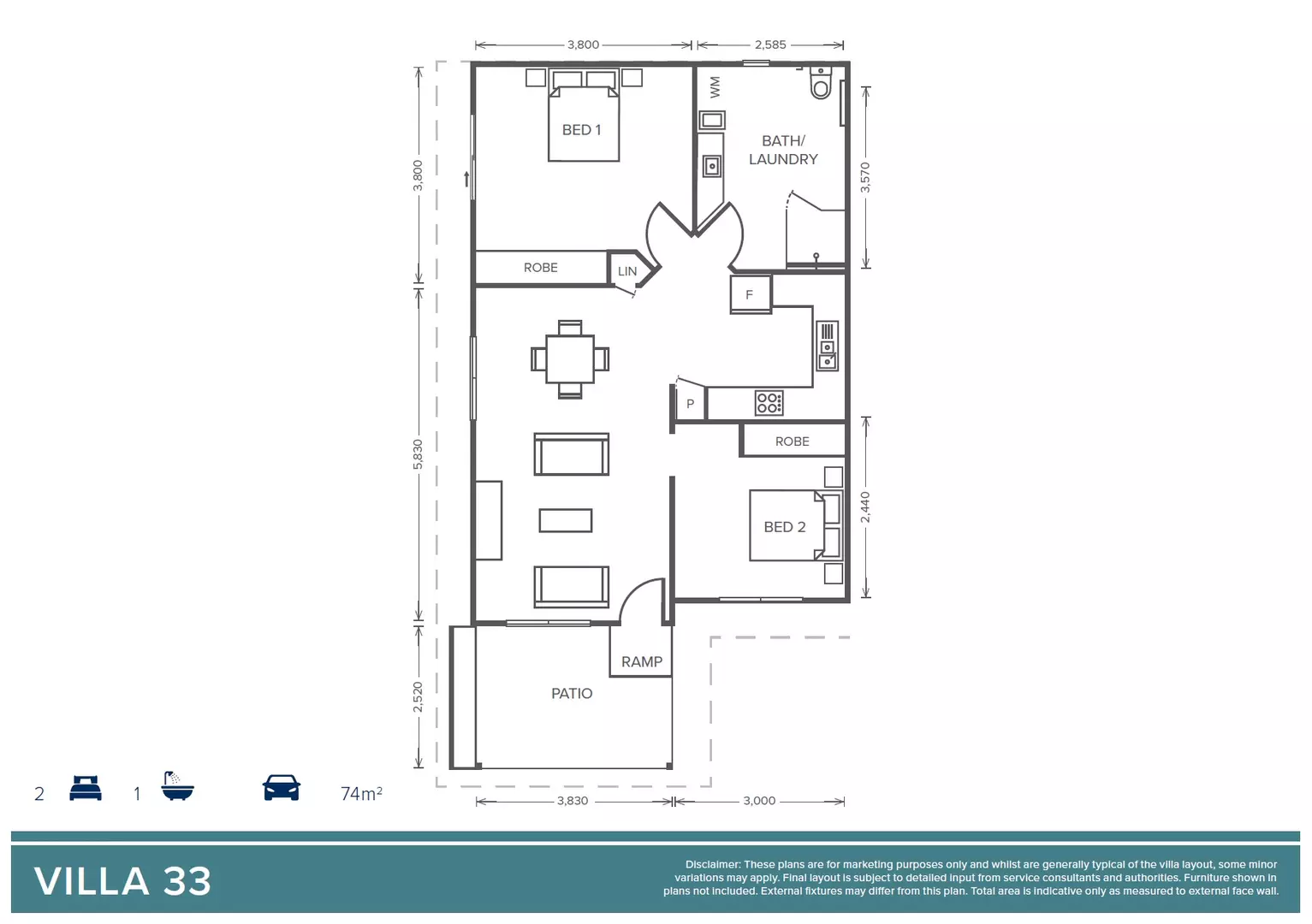 Villa 33 - Oak Tree Retirement Village