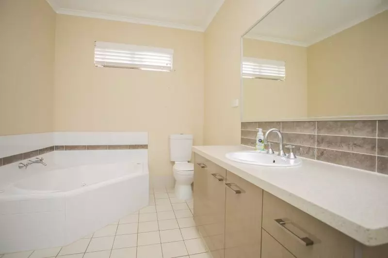 Open plan living situated on a large, elevated block.