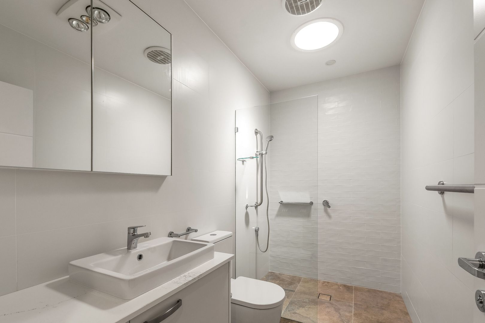 Modern two-bedroom villa with a stylish Paterson design, featuring vinyl flooring