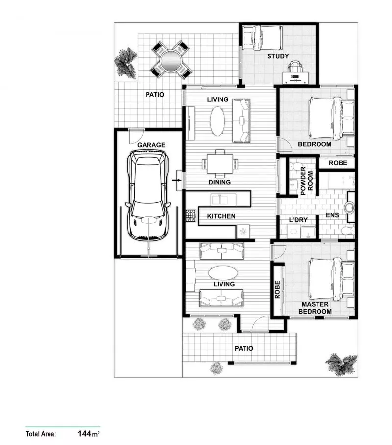 Modern Elegance, Spacious Living and Prime Village Location