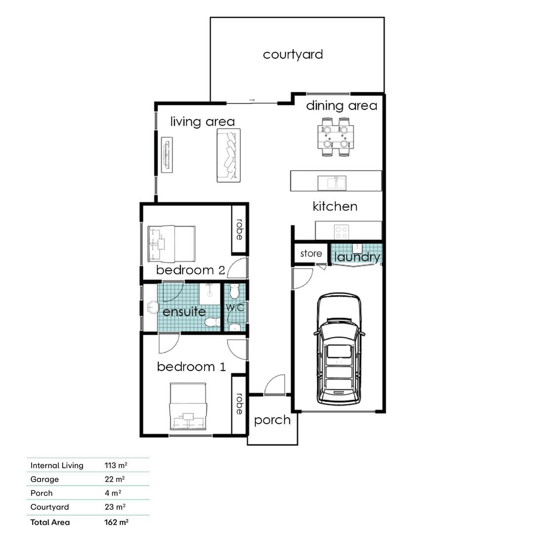 Sun-Filled Villa with Fresh Updates and Inviting Open-Plan Living