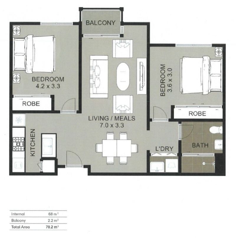 Bright, Spacious Apartment with Private Balcony in Prime Location