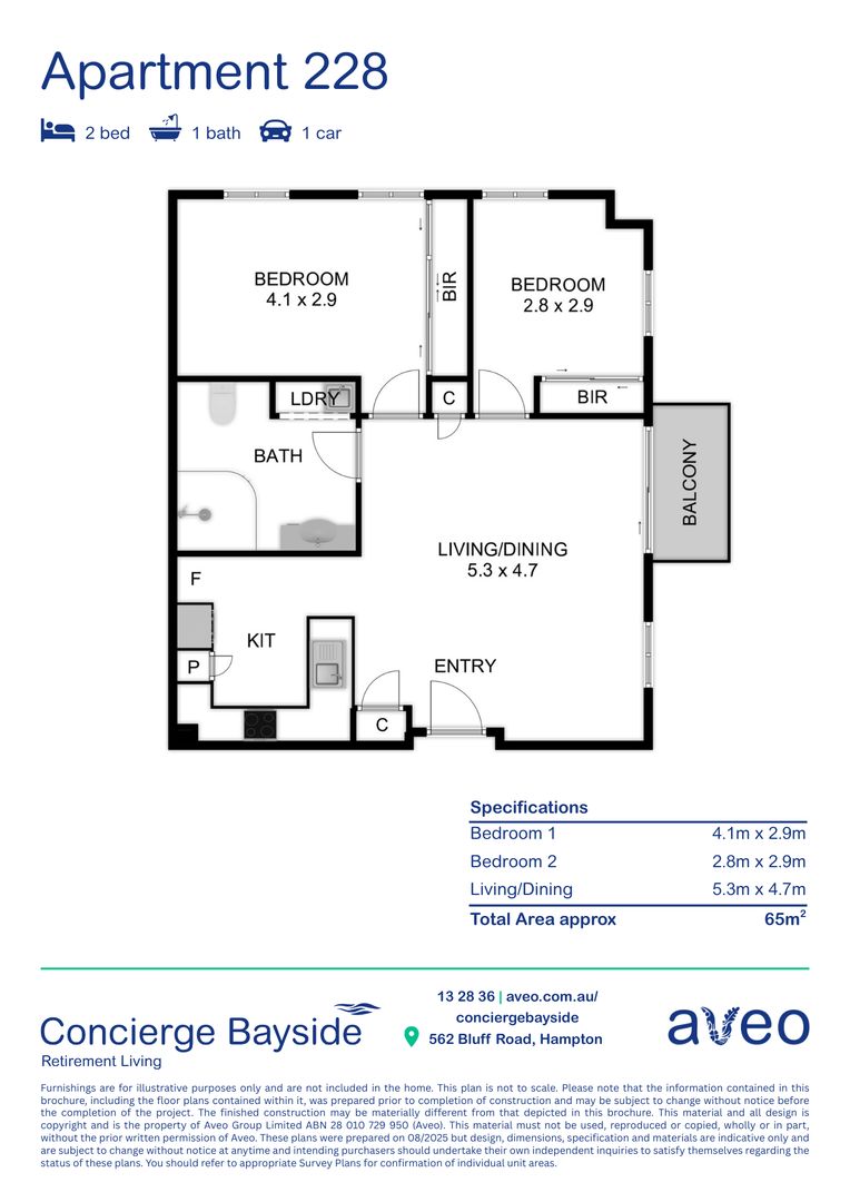 228/562 Bluff Road Hampton, VIC 3188