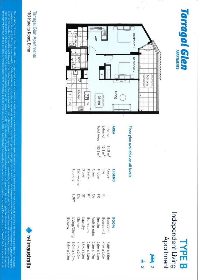 View inspiring, top floor corner apartment