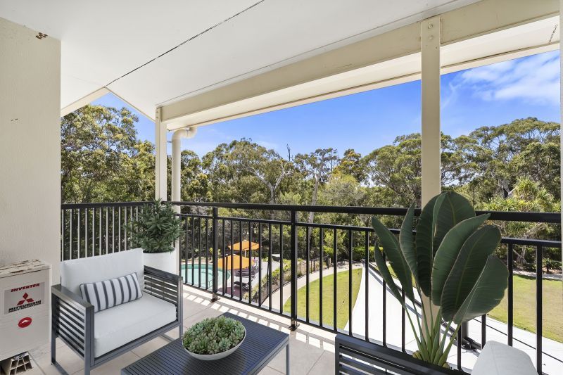 Peace and tranquility, overlooking the gardens and pool!