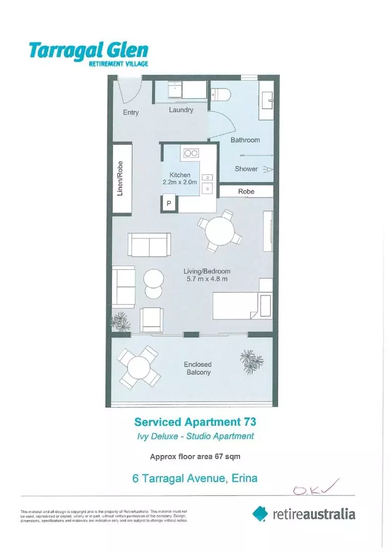 Beautifully refurbished studio serviced apartment