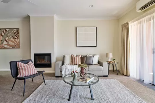 Spacious two-bedroom villa with study and attached garage | Uniting Amala