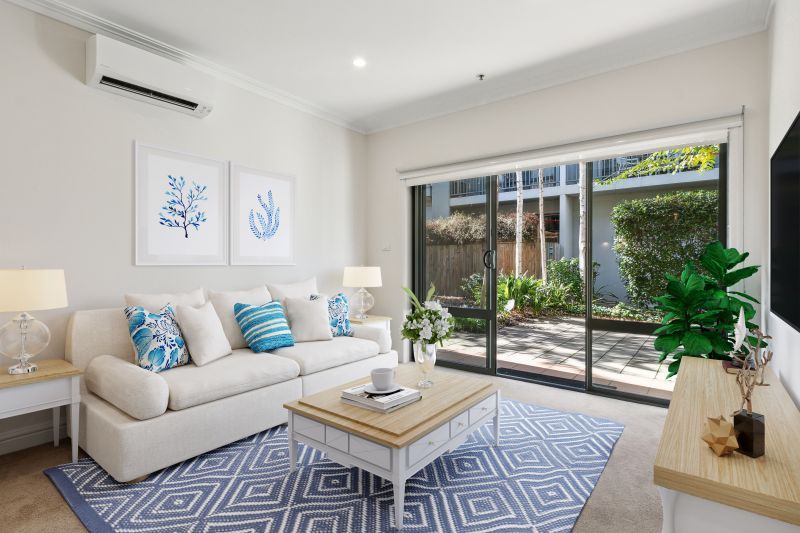 Delightful one-bedroom apartment on the ground floor