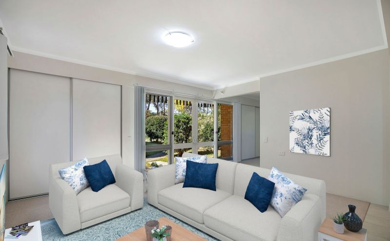 Modern spacious ground floor one bedroom unit