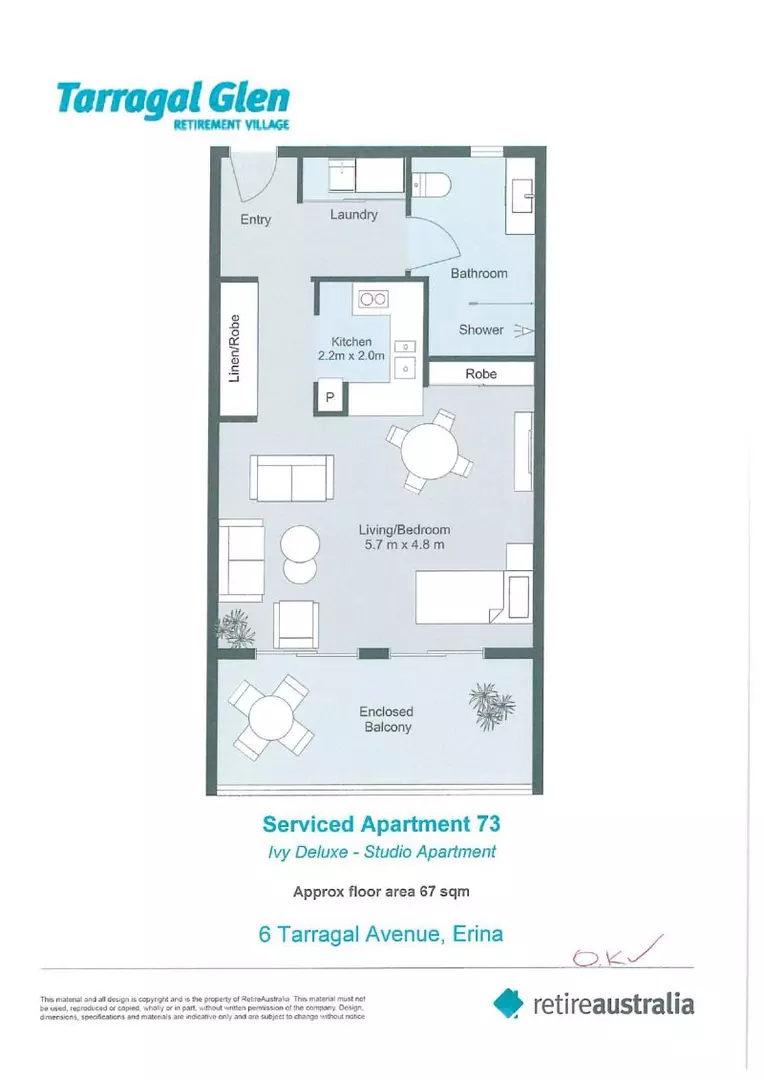 Beautifully refurbished studio serviced apartment