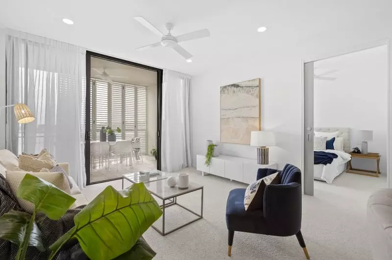 Bright and spacious, two-bedroom apartment with scenic views