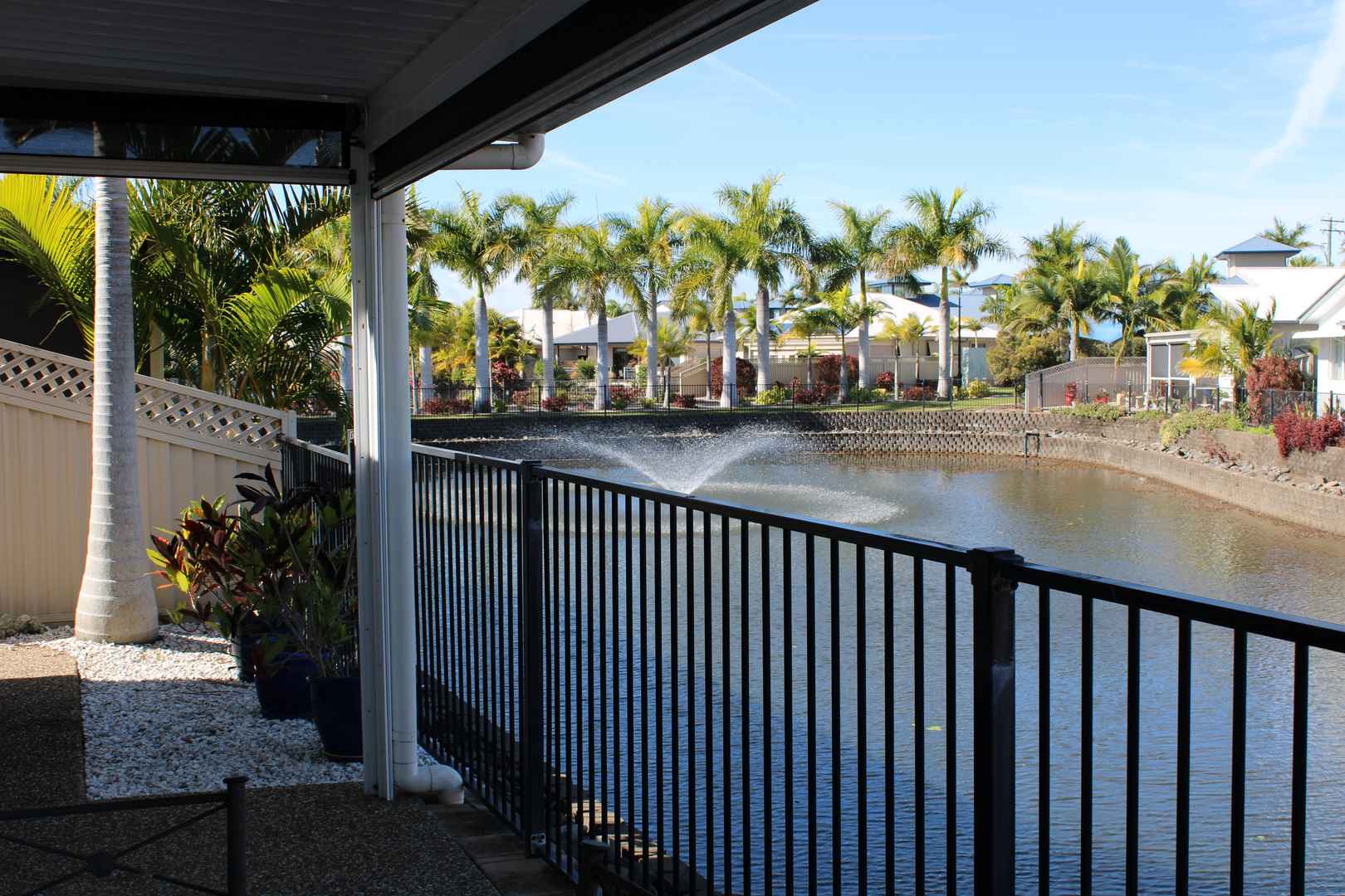 Gorgeous internal lake view home