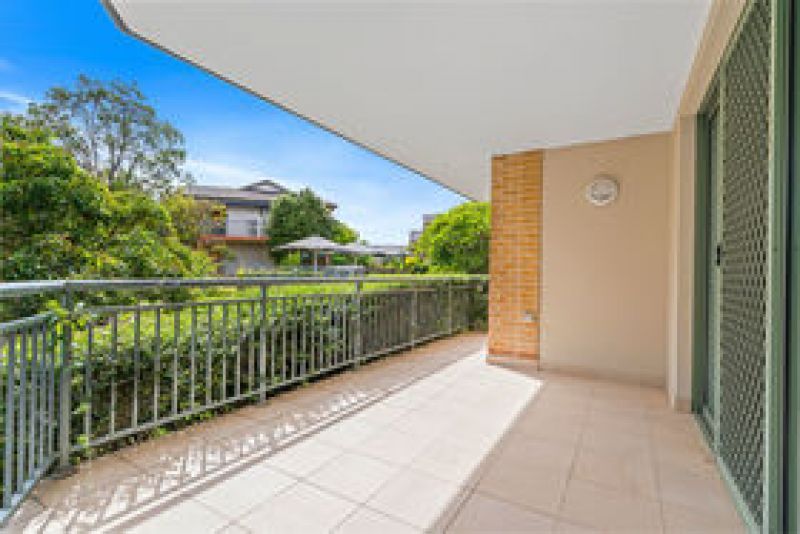 North-facing ground level unit set in enviable park-like surrounds