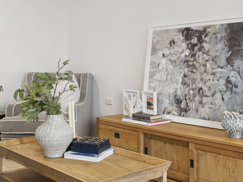 Spacious ground floor villa with garden outlook