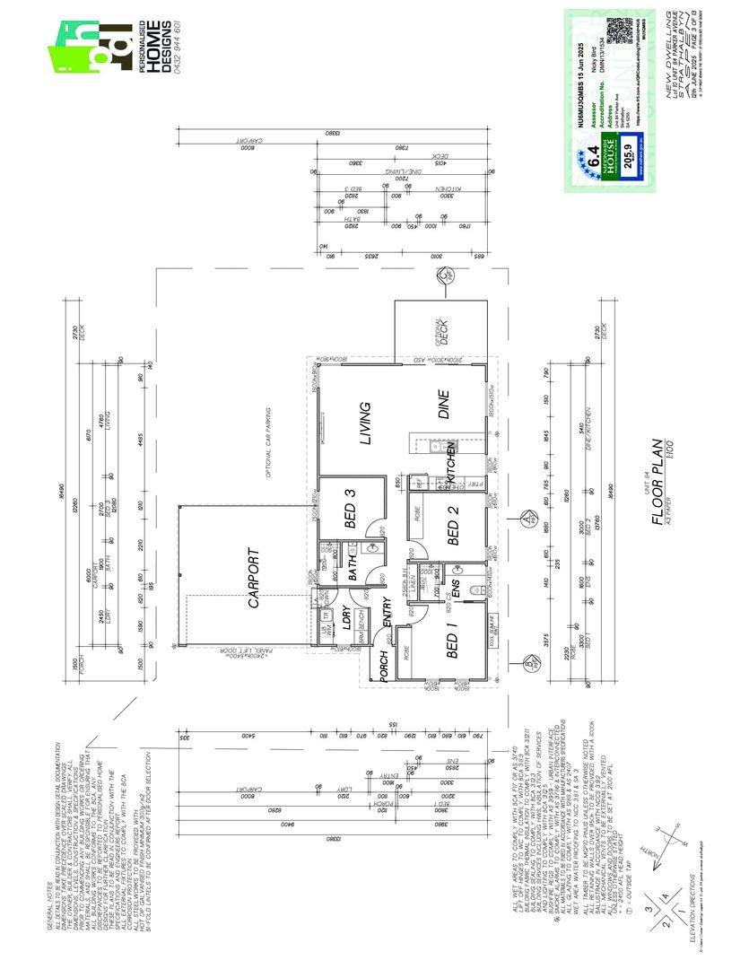 3- bedroom home, Lawson Design