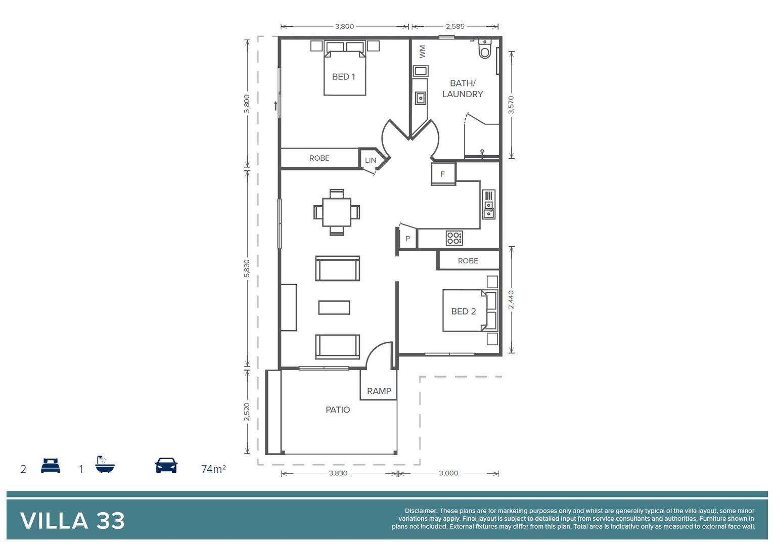 Villa 33 - Oak Tree Retirement Village