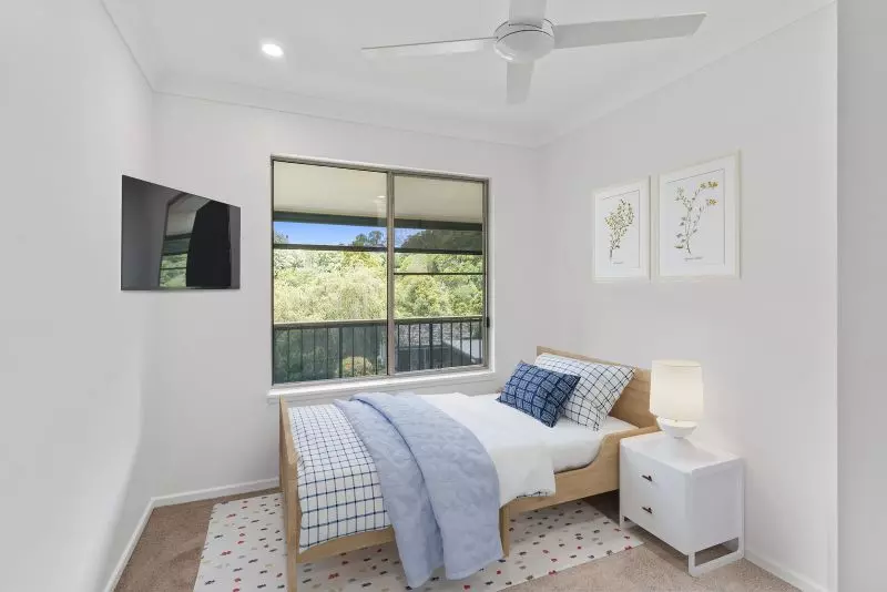 Elevated 2-bedroom villa surrounded by trees