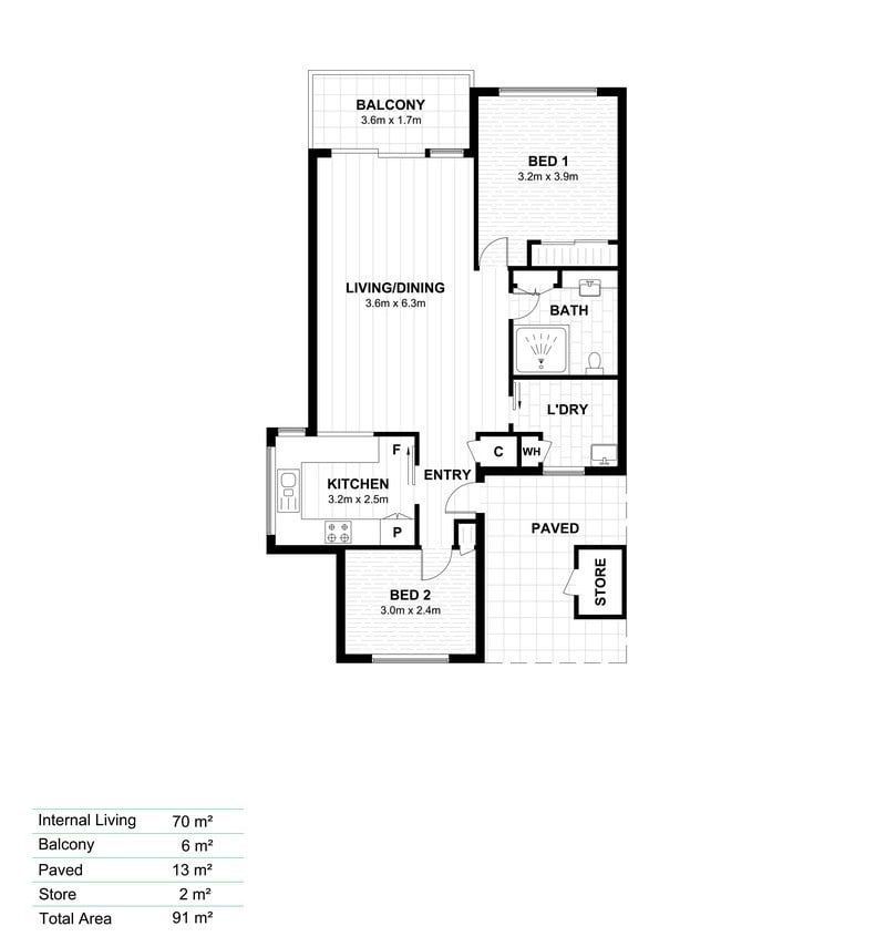 Immaculate Two-Bedroom Retreat – Fully Renovated and Move-In Ready