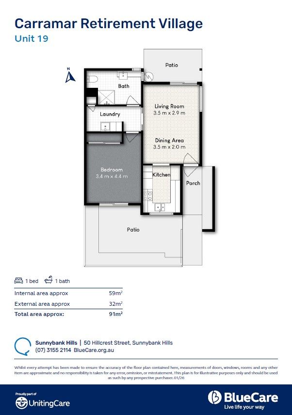 BlueCare Carramar - 1 bedroom unit for sale