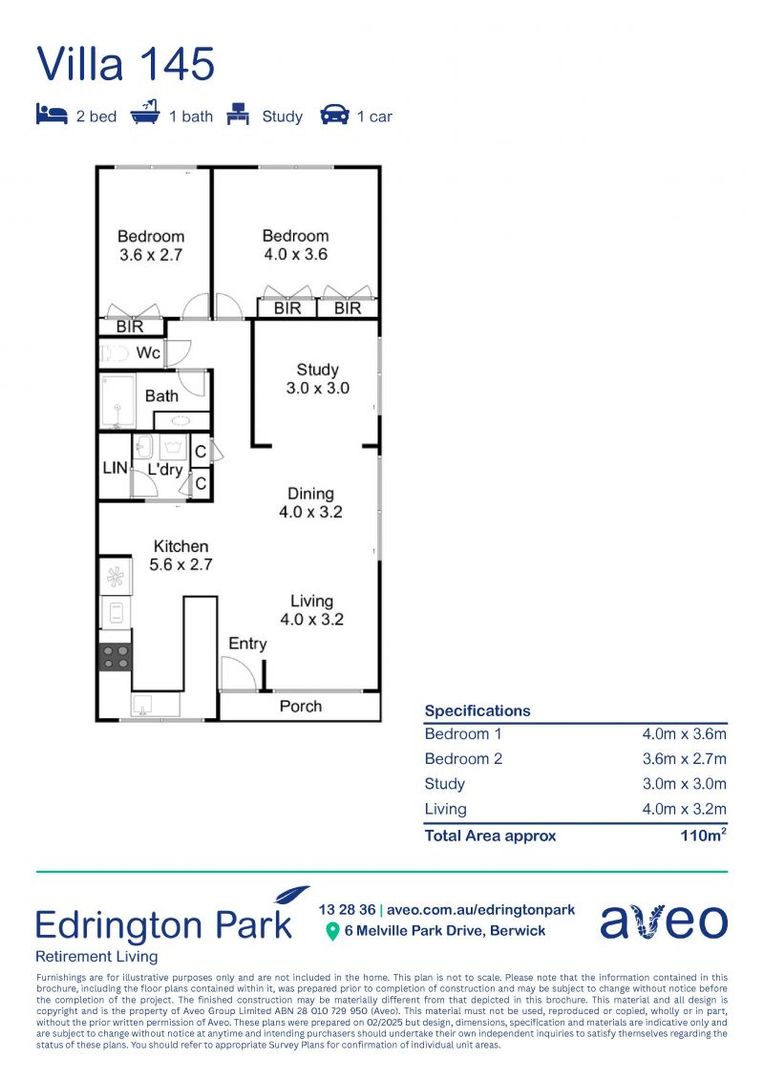 Beautifully refurbished 2-bed plus study villa