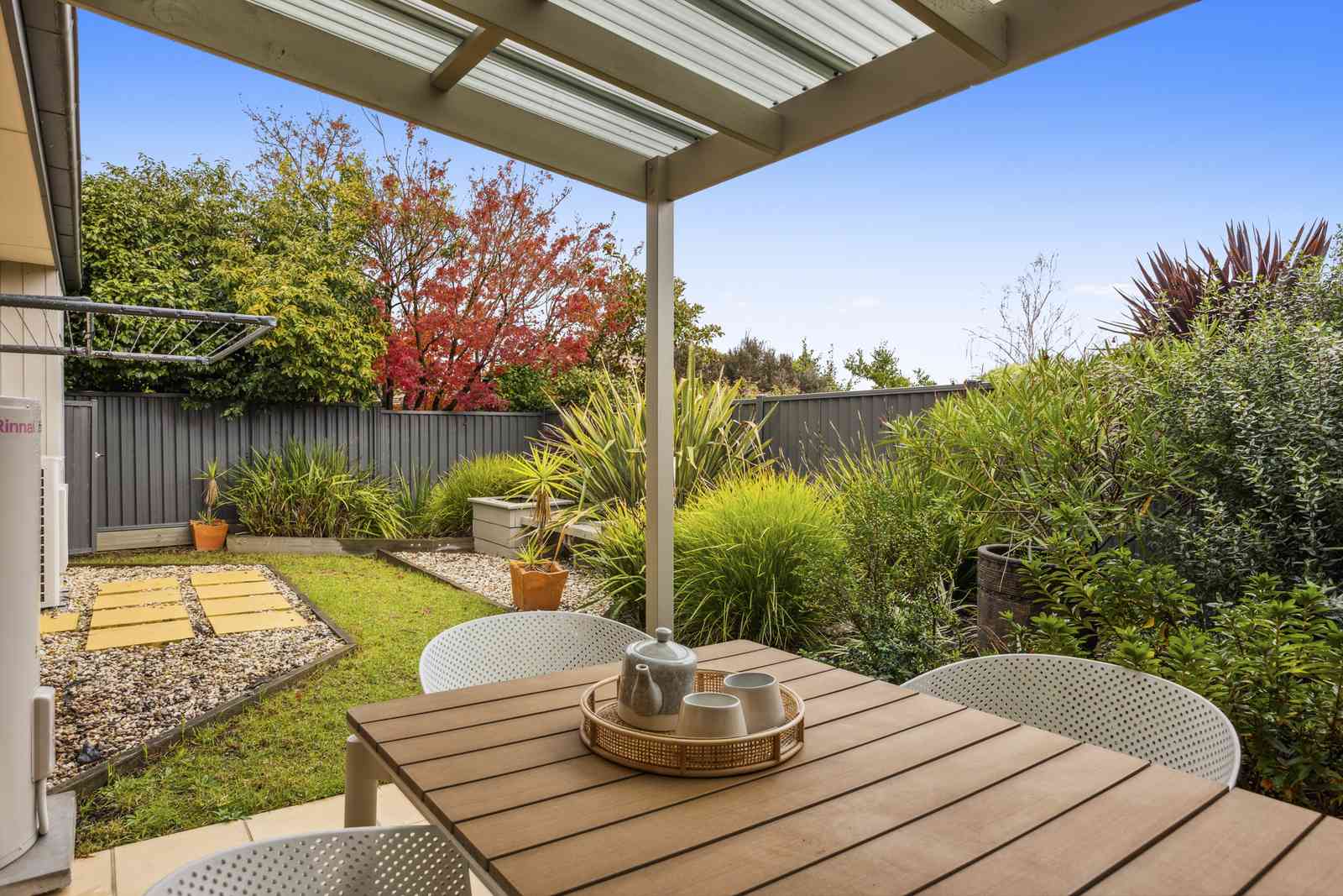 Nestled away amongst a beautiful garden setting