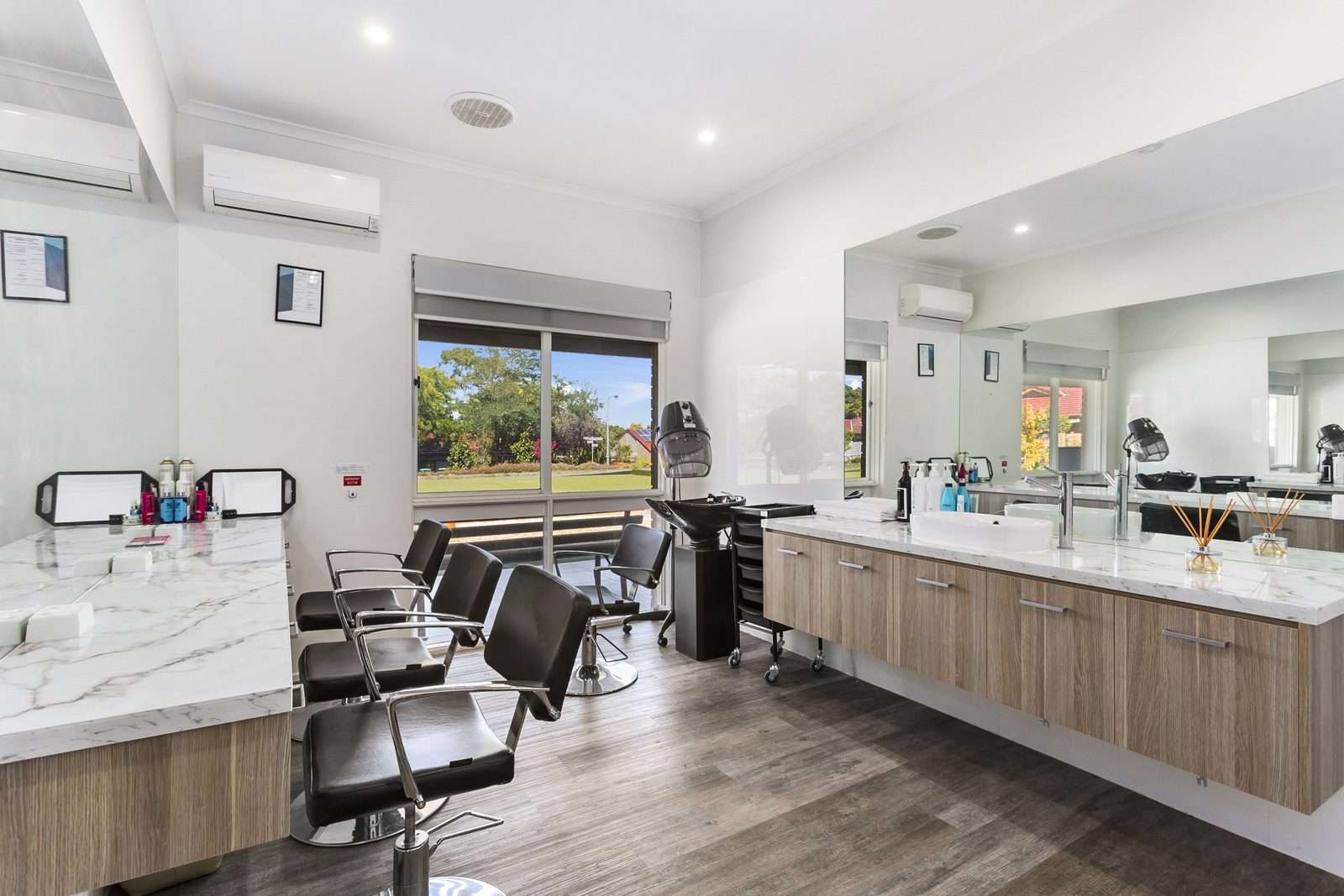North-facing two-bedroom villa with private backyard
