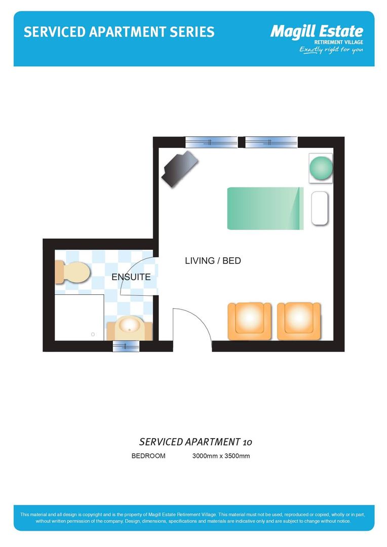 Lovely, bright apartment with entry to internal garden courtyard