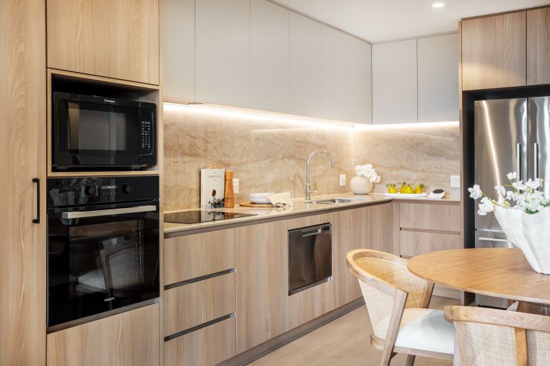 Luxe open-plan 1-bedroom apartment