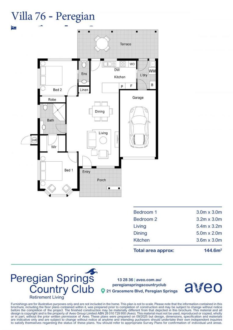 2‑Bedroom Villa – Luxury downsizing