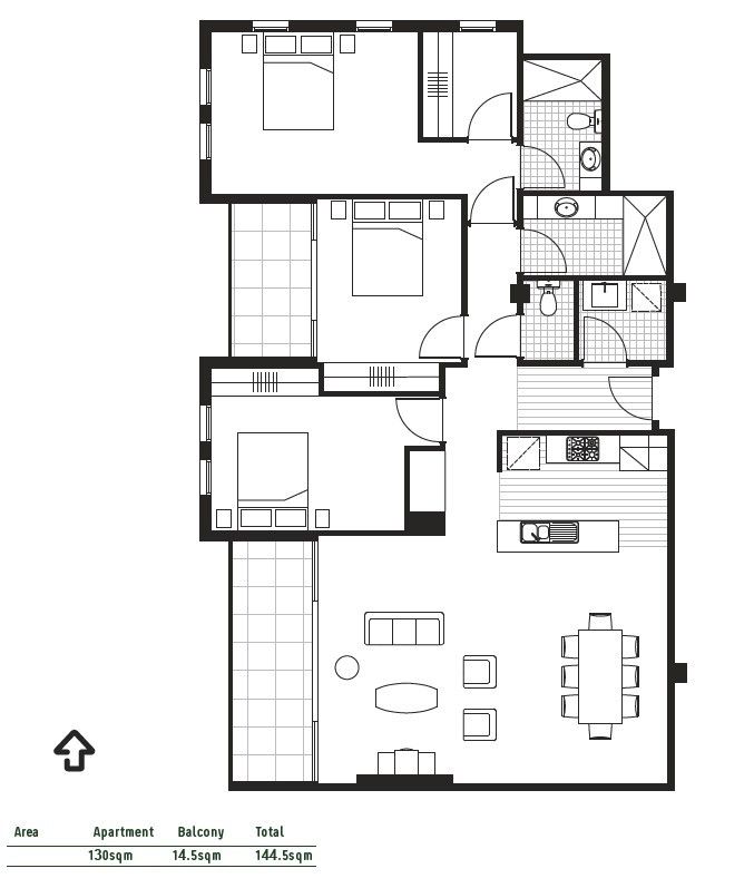 Elegant Apartment with City Views at Menzies Malvern