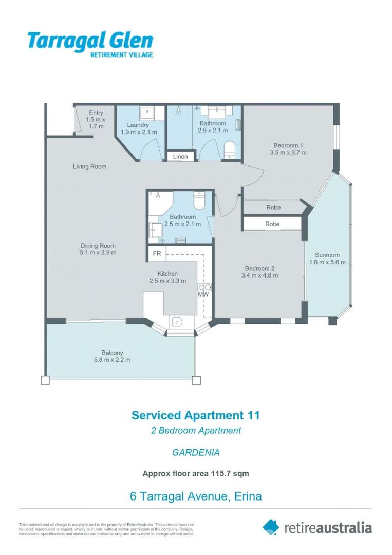 Spacious, ground floor 2 bedroom apartment.