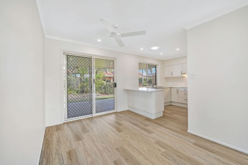 A quiet, peaceful garden surrounds this large 3 bedroom villa