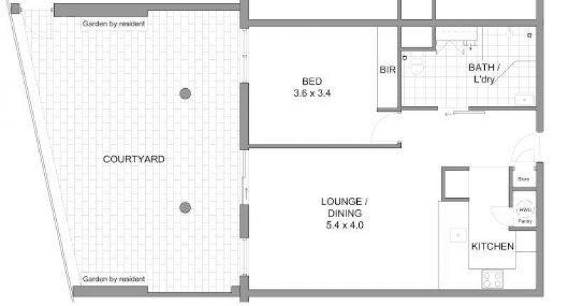 Beautifully presented 1 bedroom ground floor apartment