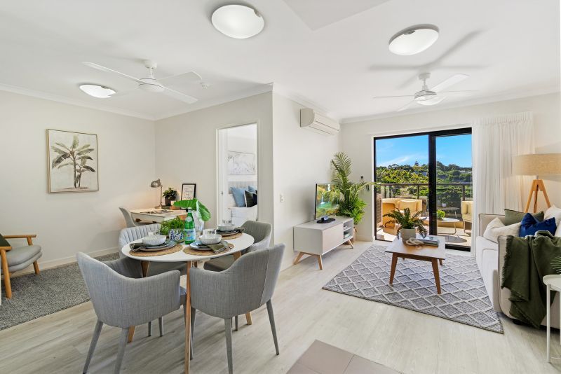 Elevated north-facing one bedroom apartment