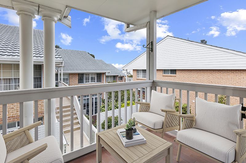 Immaculately presented upper level unit with leafy garden views