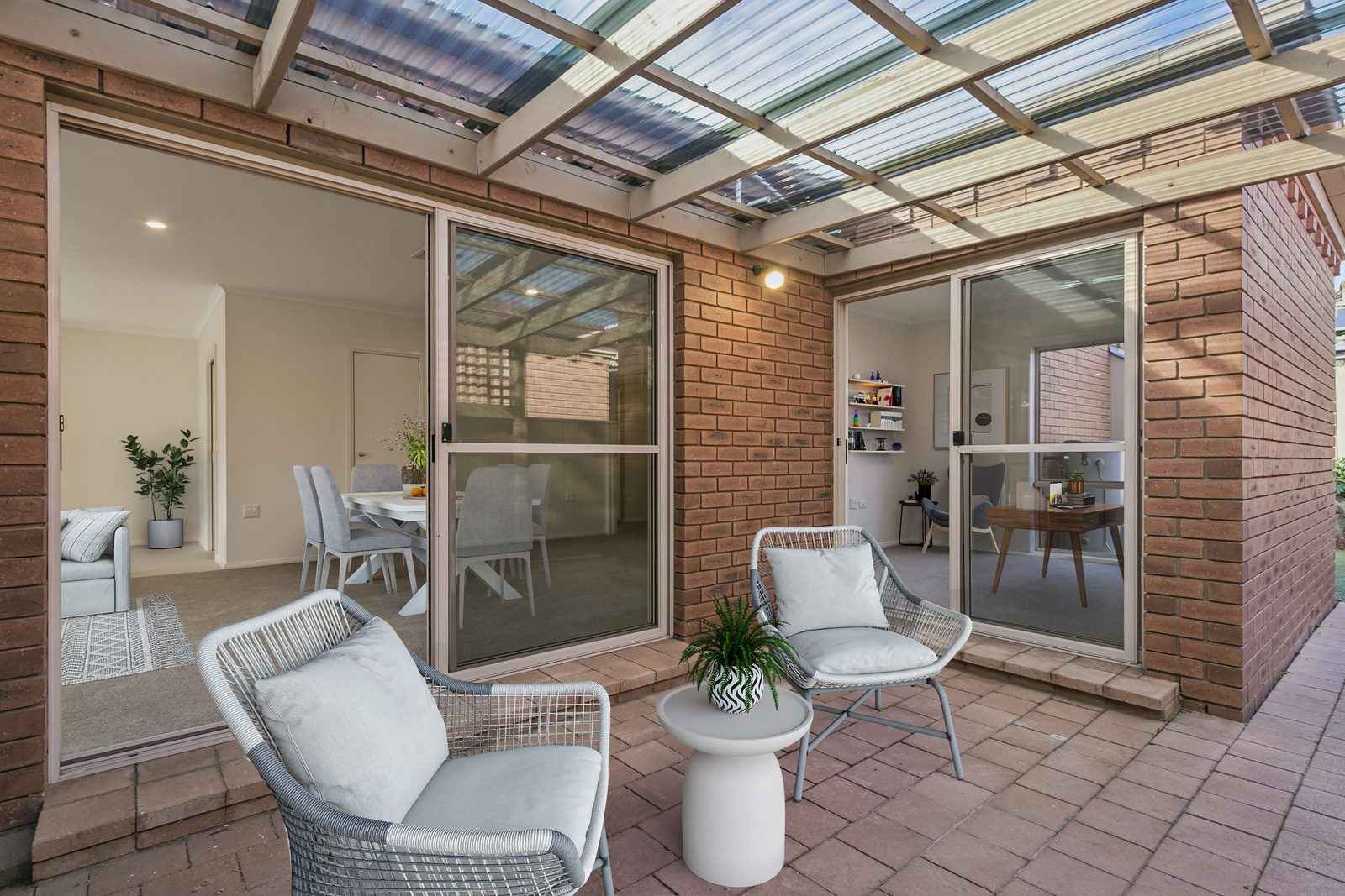 Two-bedroom villa with private entertaining area