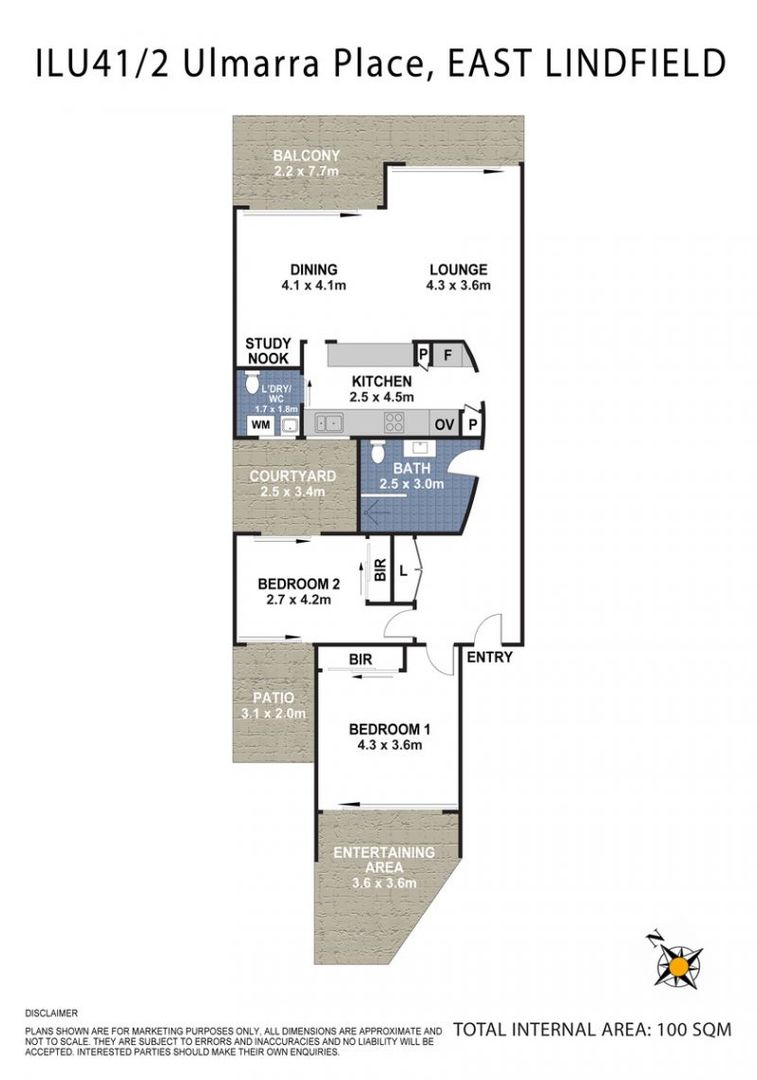 Refurbished large 2-bedroom unit with 4 outdoor spaces