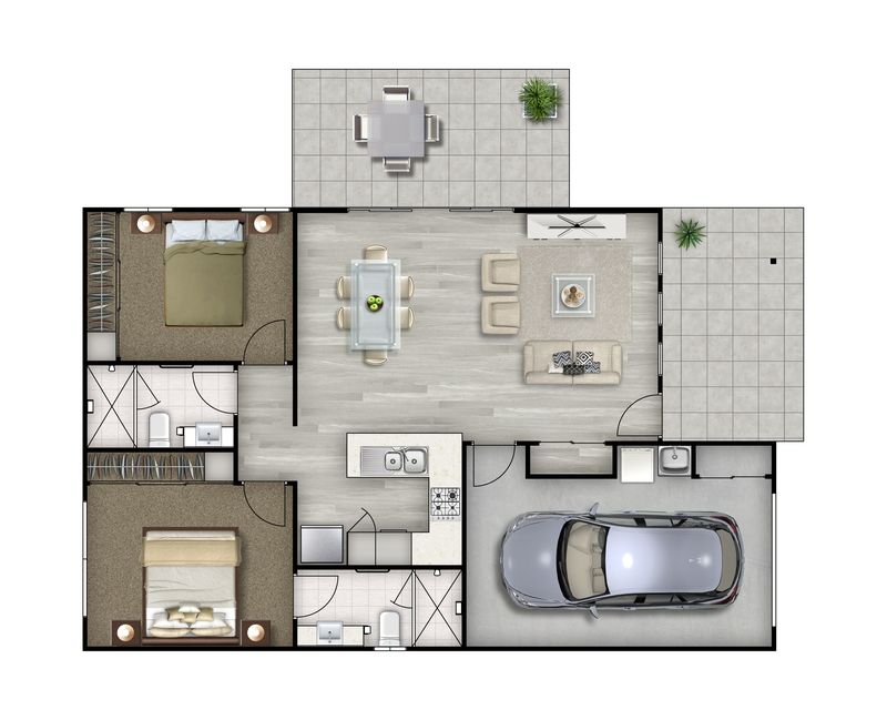 2 bedroom, 2 bathroom only $245,000