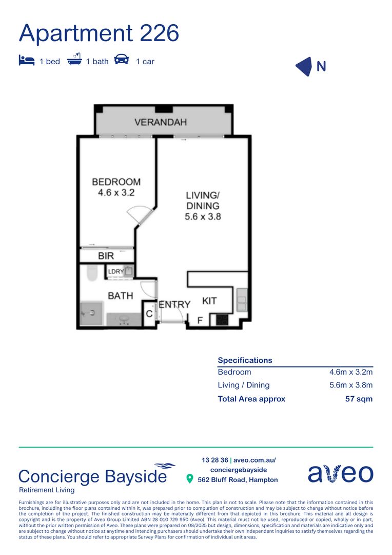 226/562 Bluff Road Hampton, VIC 3188