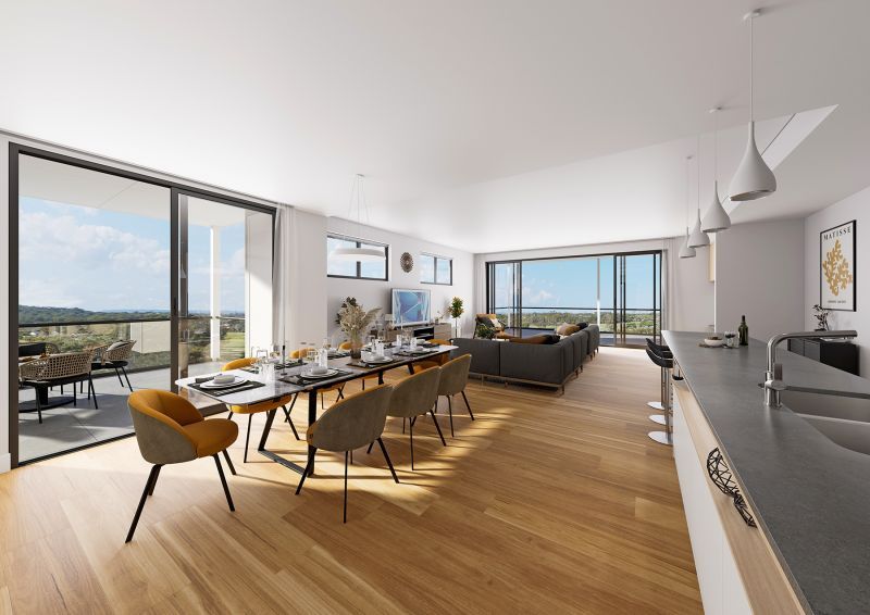 Penthouse perfection with amazing golf course views