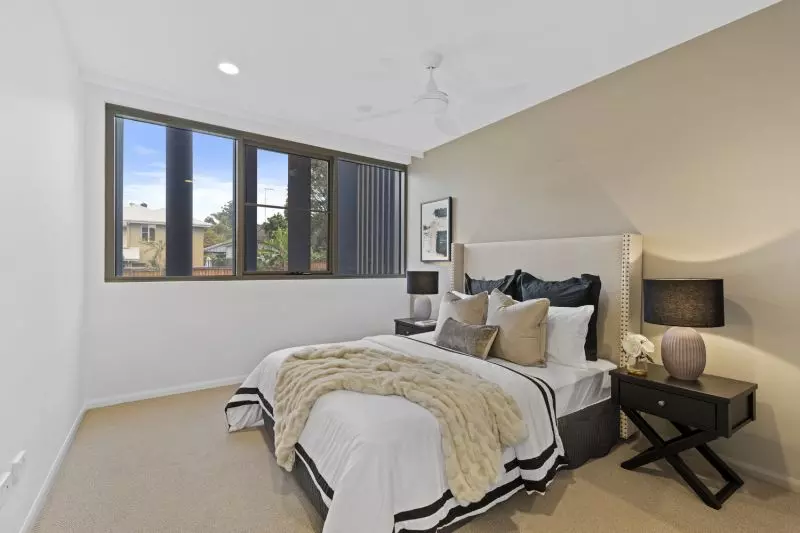 Contemporary east-facing third-floor two-bedroom apartment with reserve views