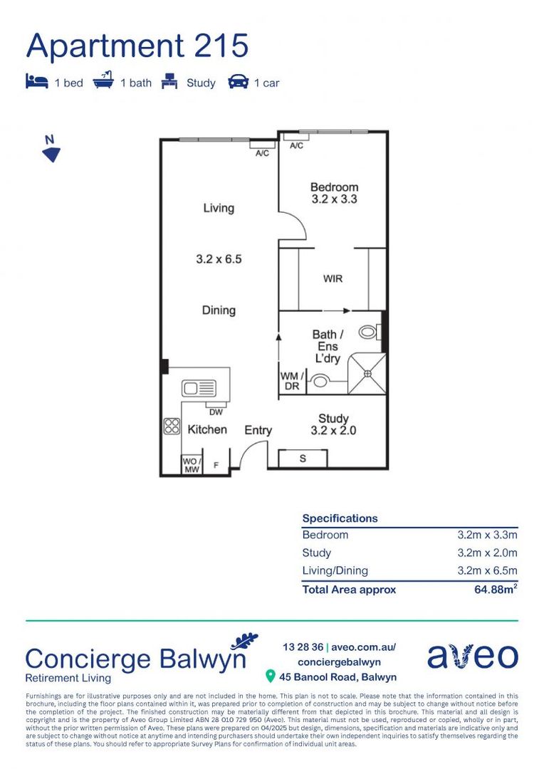Light and bright apartment