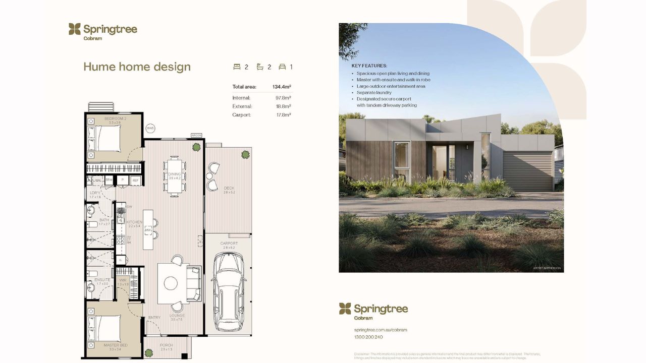 Hume Design - Brand new contemporary homes for easy living