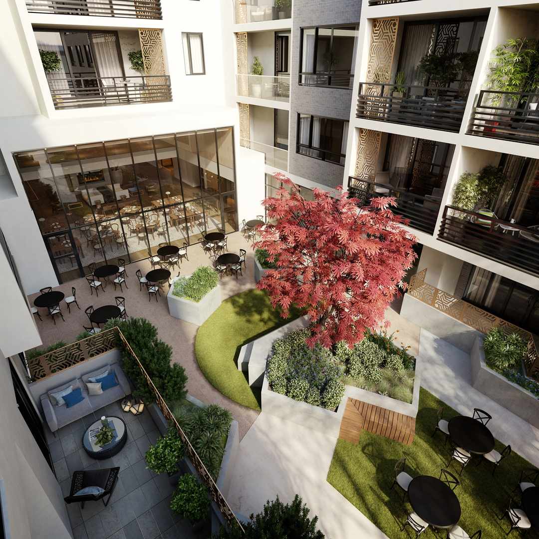 Apt 210 - Peaceful Courtyard Views & Light-Filled Living in a Stylish Modern Home
